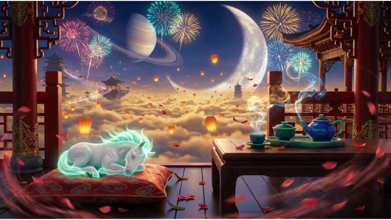 Happy Uplifting Music (No Lyrics) | Lunar New Year Lantern Night | 4K China Scenery開心正能量純音樂（無人聲）新春燈火