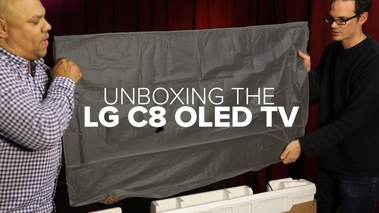 unboxing the lg c8 oled tv youtube
