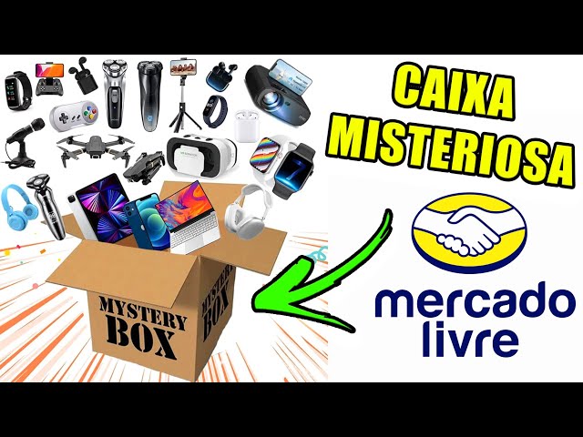 COMPREI ESSA CAIXA SURPRESA DE R$ 200 REAIS NO MERCADO LIVRE E ATÉ