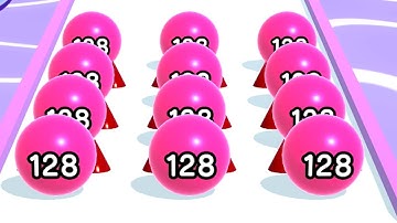 Ball Run 2048 - All Levels Gameplay Android, iOS ( Levels 680 )