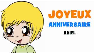 Joyeux Anniversaire Ariel Youtube Joyeux Anniversaire Ariel Youtube