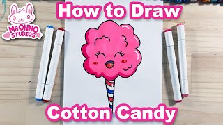 How to Draw Cotton Candy | Yummy Food