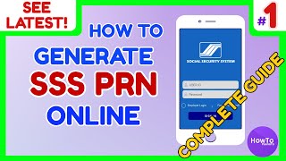 SSS PRN Generate Online - How to Create PRN SSS Website https://www.sss.gov.ph/ screenshot 4