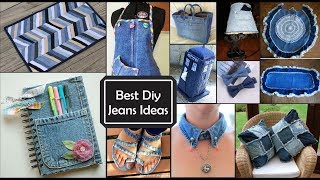Ideas increíbles sobre Reciclar jeans viejos/Best DIY Recycling jeans ideas