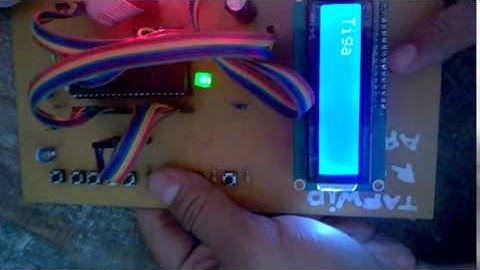 Mikrokontroler ATmega16 program push button, LED, 7SEGMENT & LCD