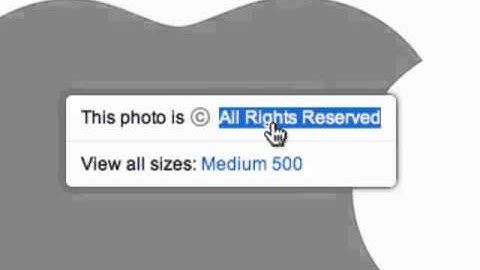 How to save or download copyright Flickr images using Safari
