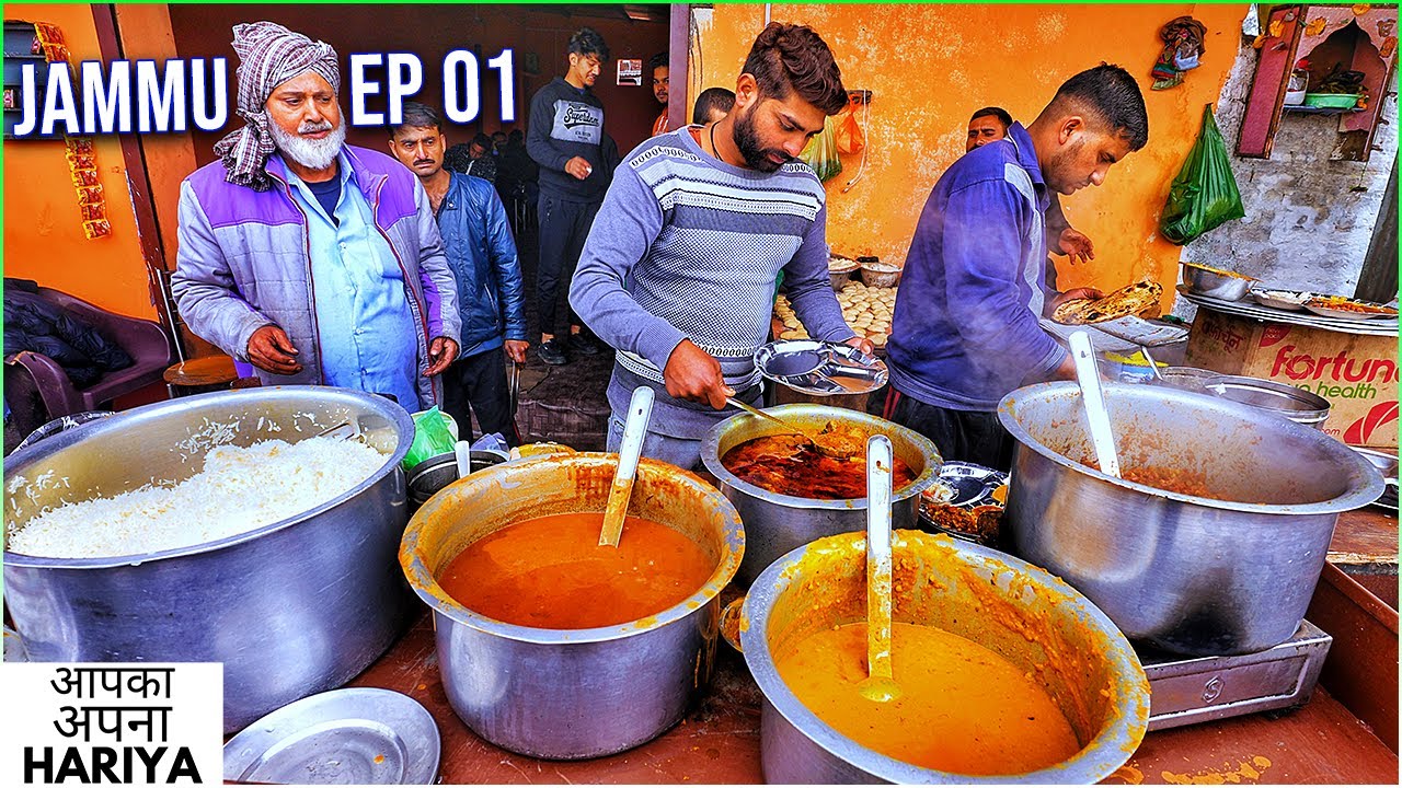 DOGRI Street Food in JAMMU | DHABA SULTAN ki Ambal-Dal, Bhaderwahi RAJMAH, Choori Moori & more 