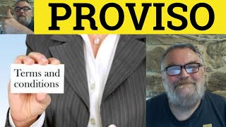 🔵 Proviso Meaning -  On the Proviso That Examples - Proviso Definition Proviso Defined Legal English