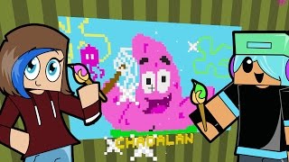 Minecraft / Pixel Painters / Patrick Star and Squidward / Gamer Chad Plays