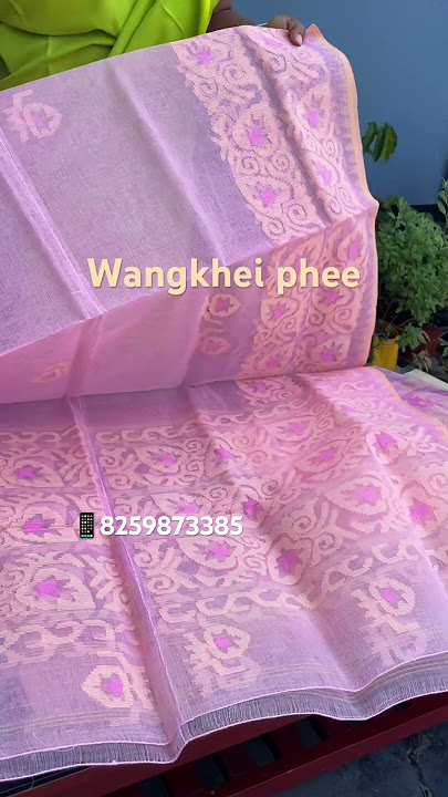 Wangkhei phee pink colour angom mayek #manipuridress