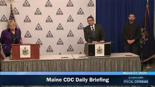 Maine CDC Daily Update March 27, 2020