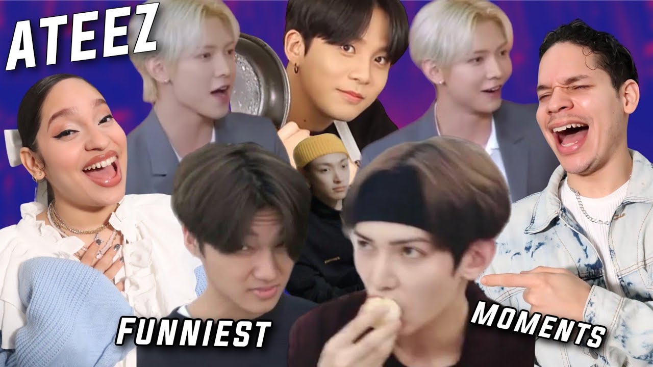 Waleska & Efra react to ATEEZ 'the actual funniest things ATEEZ has ever done'