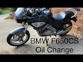 BMW F650CS Oil Change