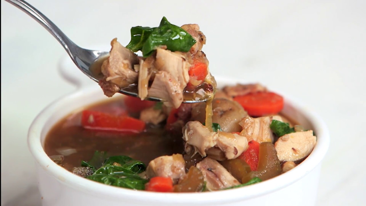 Slow Cooker Chicken, Bacon, and Potato Soup Cooking Light YouTube