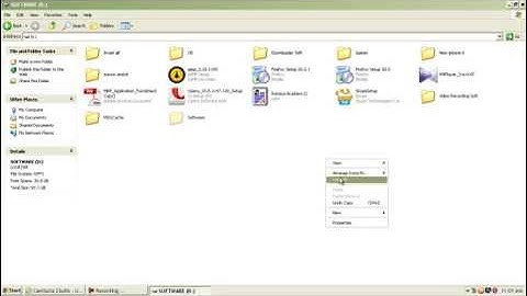 How to hidden file or folder in windows xp