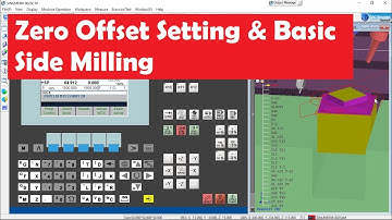 Siemens/Sinumerik 802c/se Base Line Basic Milling (Zero Offset & Side Milling)