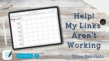 Help my Hyperlinks are not working in GoodNotes | GoodNotes Tutorial | Free Digital Planner | iPad