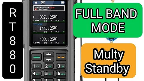 Radtel 880g/iRadio - Full Band Mode & Multy Stand By ?