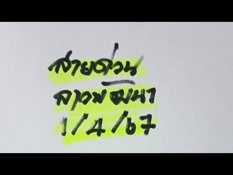 สายด่วนลาวพัฒนา 1/4/67