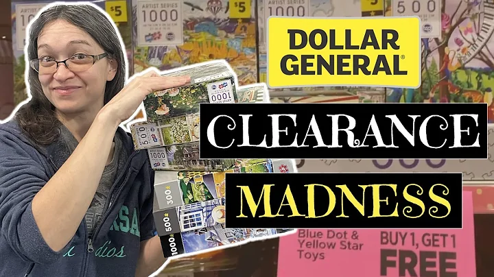 Summer Bargains At Dollar General. My Puzzle Shopping Spree And Haul.