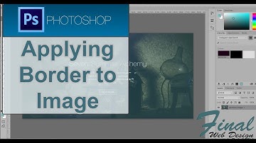 Photoshop: Applying a Border Stroke to an Image