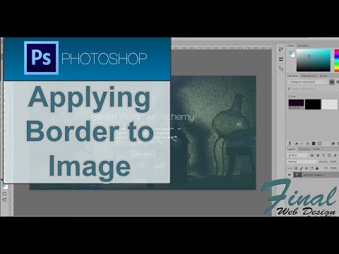 Photoshop: Applying a Border Stroke to an Image