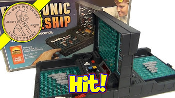 How To Play The Game Electronic Battleship, 1982 Milton Bradley Game