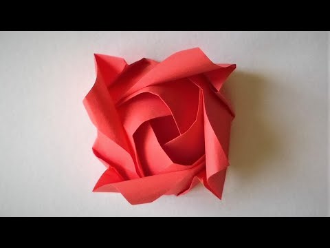 Vidéo: Comment Faire Une Rose En Origami