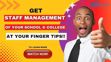 Best HR Management System for your School, College and Coaching Centre | OOGYY | Employee Management