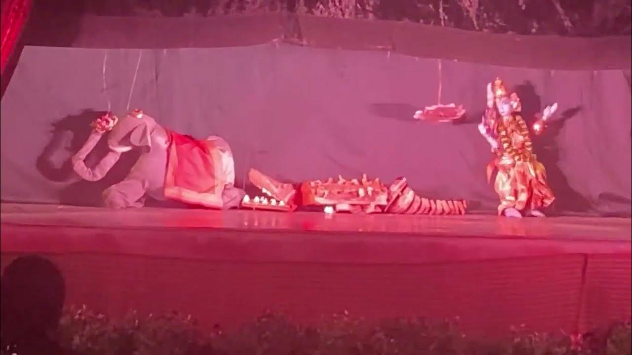 Dhaatu puppet show Gajendra moksha Bangalore YouTube