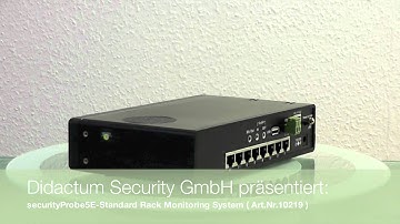 Rack Monitoring System für Serverraumüberwachung bei Didactum Security GmbH