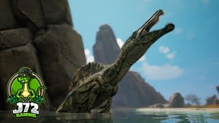 The BEST Questing Zone for Sub-aquatics? Spinosaurus Growth Series ep 5 - Path of Titans gameplay