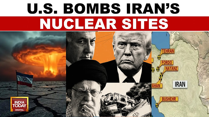 US Bombs Iran's Nuclear Sites: Major Escalation In Iran-Israel Conflict | India Today News