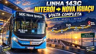 LINE 143C: NITERÓI → NOVA IGUAÇU 🚌 | FULL LOCAL ROUTE — RETURN screenshot 5