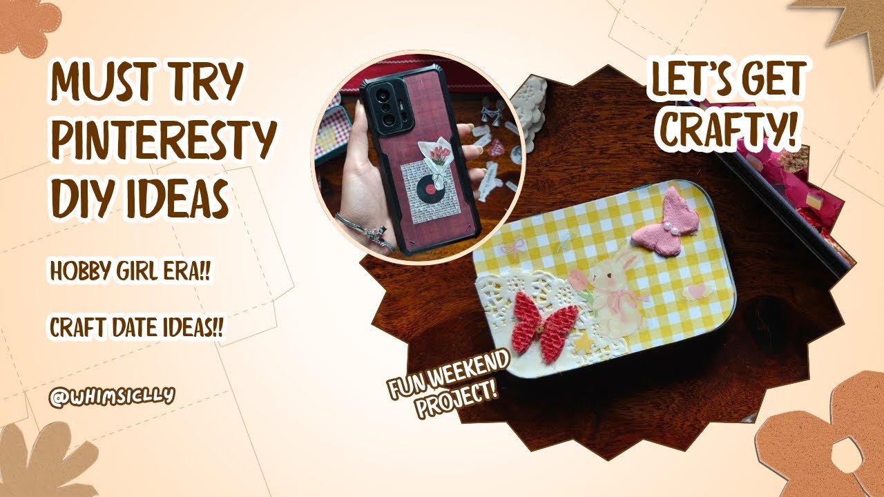 Craft ideas for hobby girls | 3 pinterest inspired craft ideas for when you're bored | 