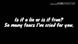 Million Tears Lyric(Groove Coverage)
