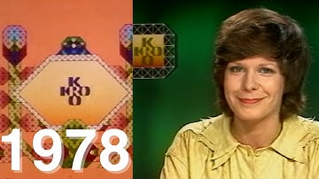 KRO | Promo Studio | Logo | Omroepster Maartje van Weegen kondigt aan (23.09.1978)