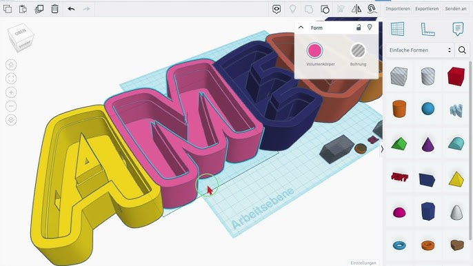 3D-Datei Arial 3D-Buchstaben für LED 👽・Vorlage für 3D-Druck zum