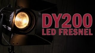 Introducing The DY-200: Dimmable, Focusable LED Fresnel Light