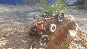 HUGE! 6 wheel drive, Mars rocker-bogie style robot - Part 1