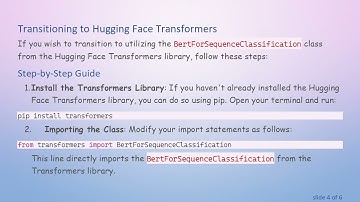 How to Import BertForSequenceClassification in Your Code Using Hugging Face