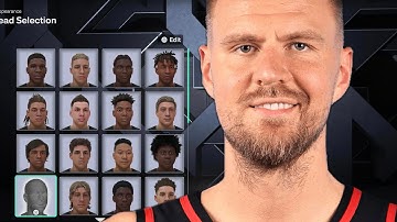 Kristaps Porziņģis Face Creation NBA 2K26
