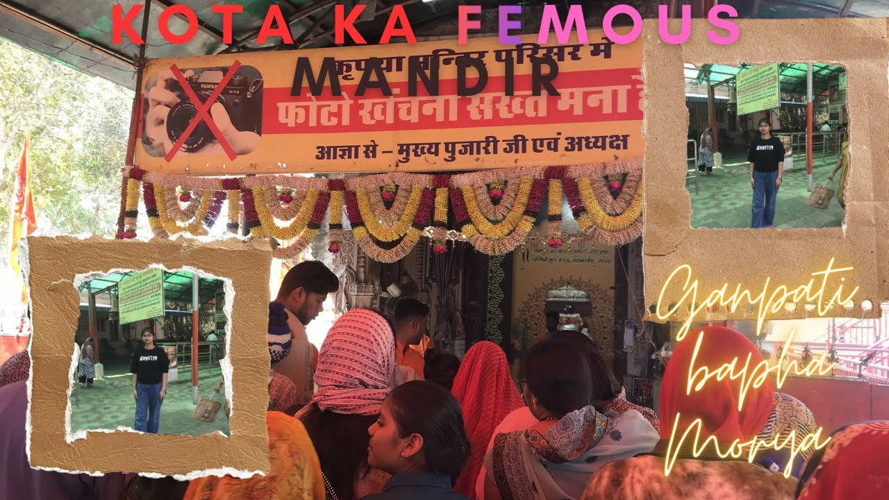 Explore Kota ka famous Ganpati Bappa ka mandir #Rathor family vlogs #yaminee rathor #familyvideos 