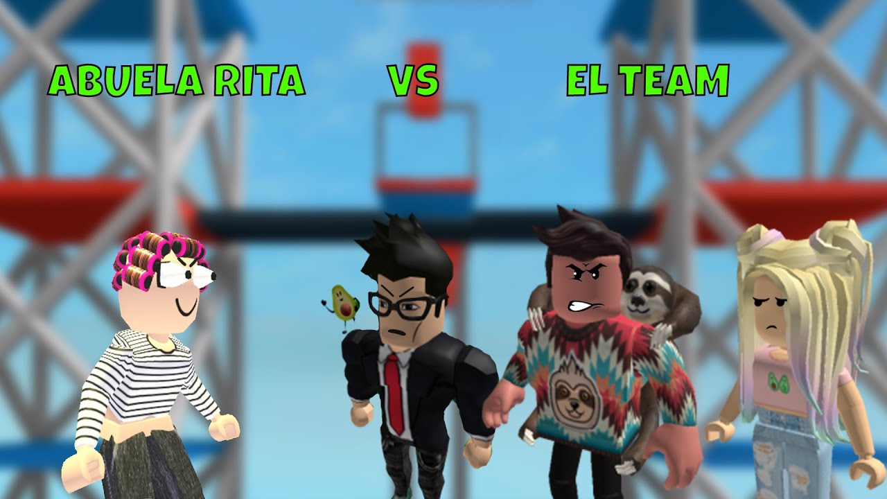 La Abuela Rita Se Enfrenta Al Team En Los Juegos De La Muerte Roblox Elimination Tower Youtube - la muerte de la abuela rita roblox youtube