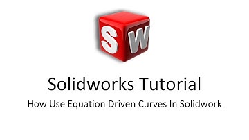How Use Equation Driven Curves In Solidwork | Solidworks Tips And Tricks