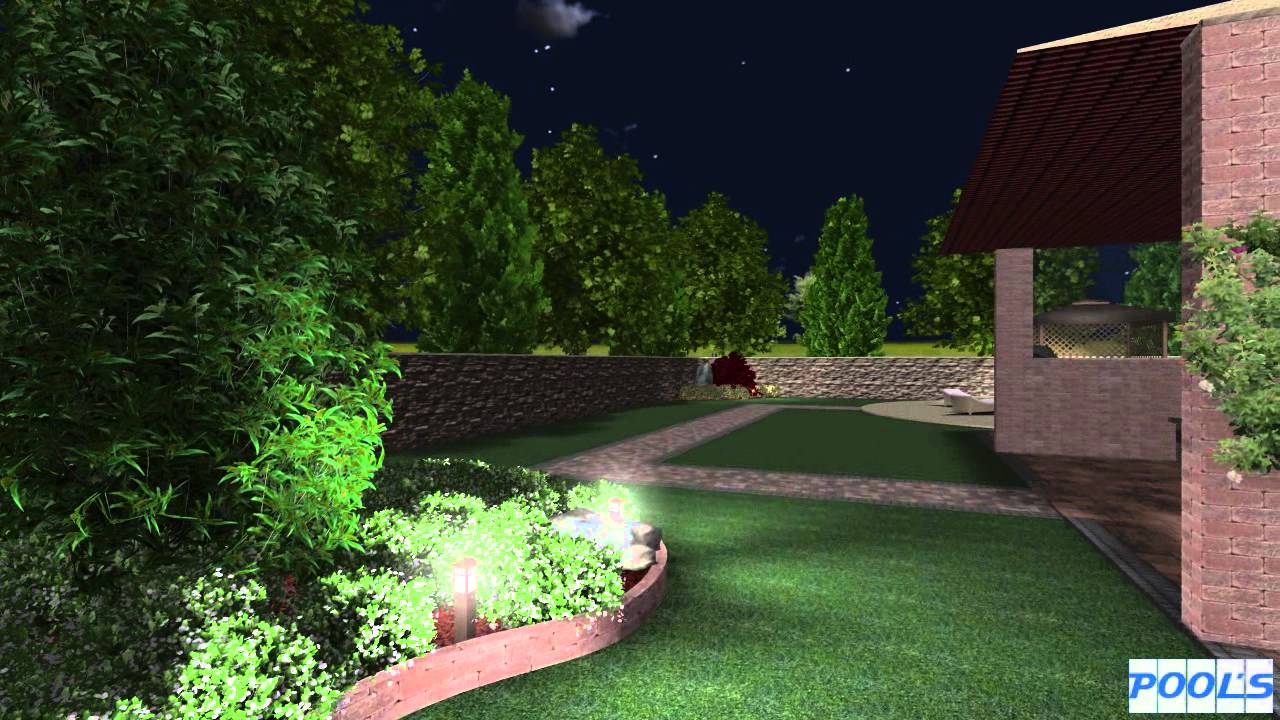 Nbl landscape designer 2013 ambientazione notturna youtube Nbl landscape designer