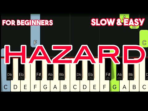 RICHARD MARX - HAZARD | SLOW & EASY PIANO TUTORIAL