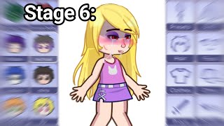 10 Stages of a Gacha OC: π¨