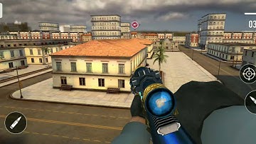 SNIPER 3D ASSASIN WALKTHROUGH GAMEPLAY  PART 6 | GUNSHIP BATTLE | SHOOT TO KILL | ANDROID, IOS
