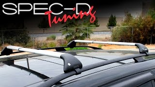 SPECDTUNING INSTALLATION VIDEO: SNAP-FIT UNIVERSAL ROOF RACK